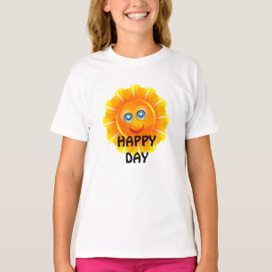T-SHIRT JOLI JOUR, SOURIRE DE SOLEIL,