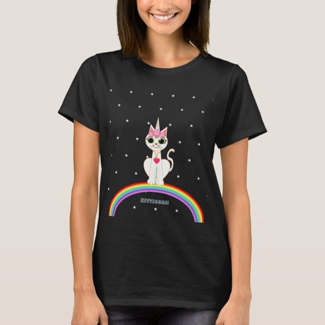 T-shirt Joli Kitticorn (Devant)