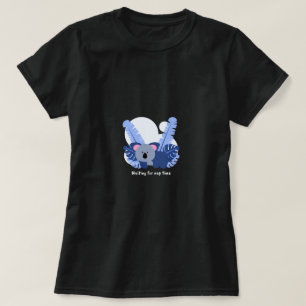 T-shirt Joli koala dessin animé feuilles de palmier Pers