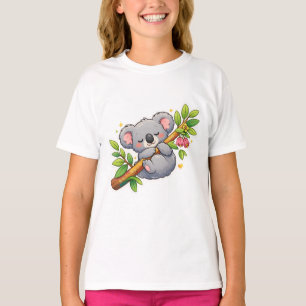 T-shirt Joli koala endormi sur une branche d'eucalyptus Ka