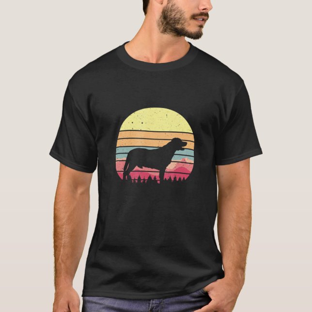 T-shirt Joli Labrador Retriever Retro Design (Devant)