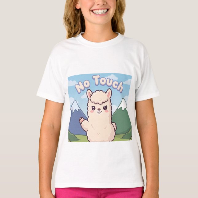 T-shirt Joli lama  (Devant)