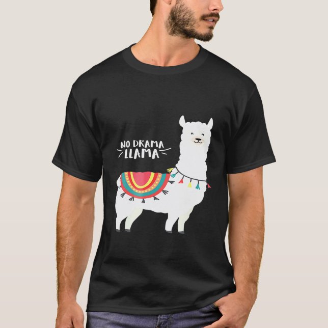 T-shirt Joli Lama Sans Drame (Devant)