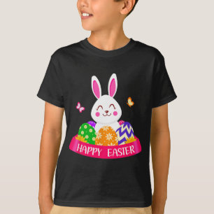 T-shirt Joli lapin Bunny printemps oeufs de chasse Rabbit