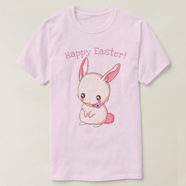 T-shirt Joli lapin de Pâques (Design devant)