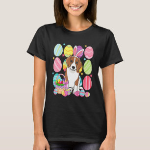 T-shirt Joli lapin de Pâques Beagle Oeuf de Pâques coloré