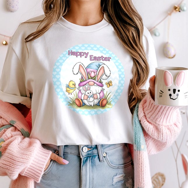 T-shirt Joli lapin de Pâques Gnome (Créateur téléchargé)