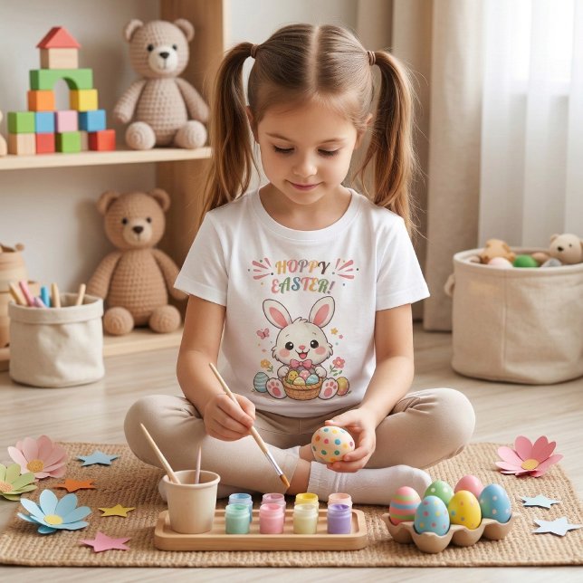 T-Shirt Joli Lapin de Pâques Houblonné (Créateur téléchargé)