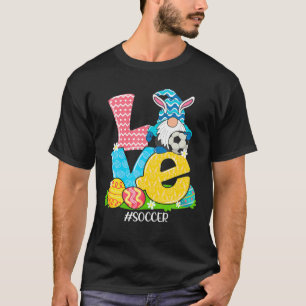 T-shirt Joli lapin Funny Sportif Oeufs de football de lapi