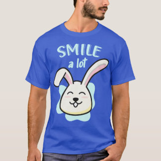 T-shirt Joli Lapin Sourit Un Gros Lapin Drôle