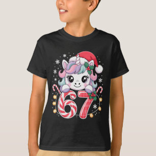 T-shirt Joli Licorne 67 Noël Meme Six Sept Noël