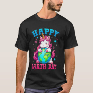 T-shirt Joli Licorne Bonne Journée de la Terre 22 avril 55