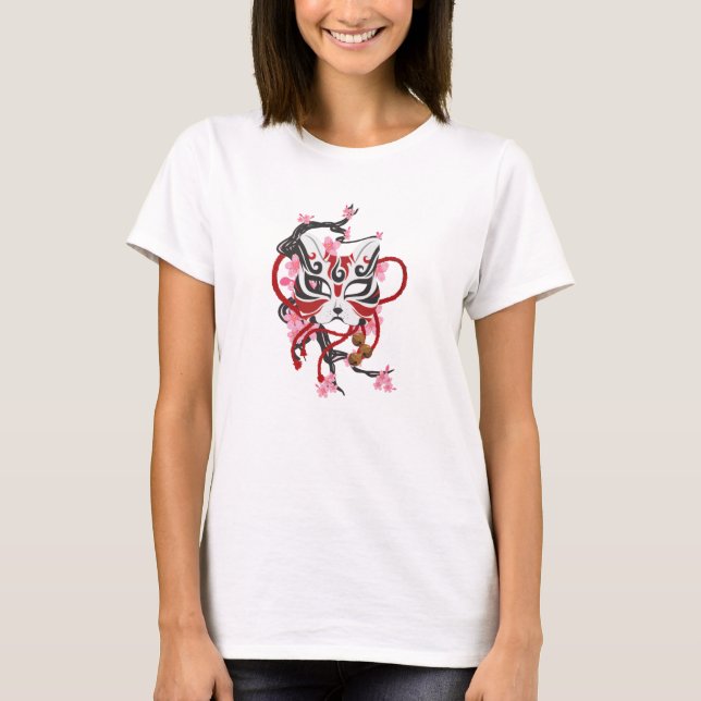 T-shirt Joli masque japonais (Devant)