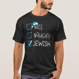 T-shirt Joli Mauvais Juif Laid Hanukkah Chanukah Juif