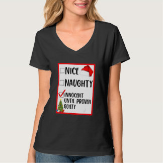 T-shirt Joli Méchant Innocent Jusqu'à Preuve de la Culpabi
