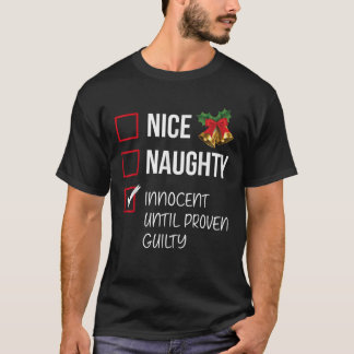 T-shirt Joli Méchant Innocent jusqu'à preuve du contraire