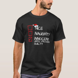 T-shirt Joli Méchant Innocent jusqu'à preuve du contraire