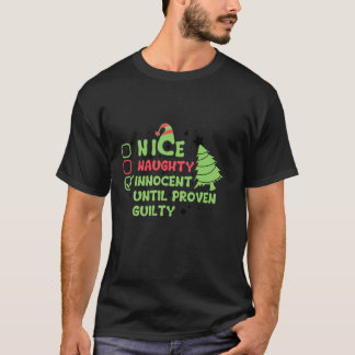 T-shirt Joli Méchant Innocent jusqu'à preuve du contraire