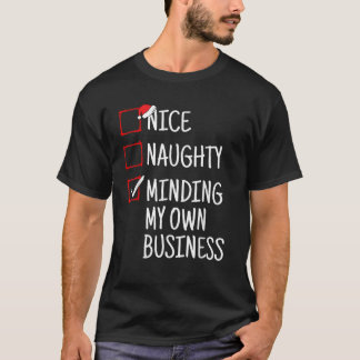 T-shirt Joli Méchant Me Mêlant De Mes Affaires Drôle De No