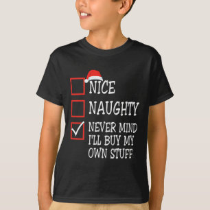 T-shirt Joli Méchant On S'en Fout J'achèterai Mes Affaires