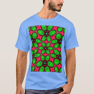 T-shirt Joli Motif de fleurs Abstraites
