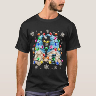 T-shirt Joli Motif De Flocon De Neige Et Gnome Noël