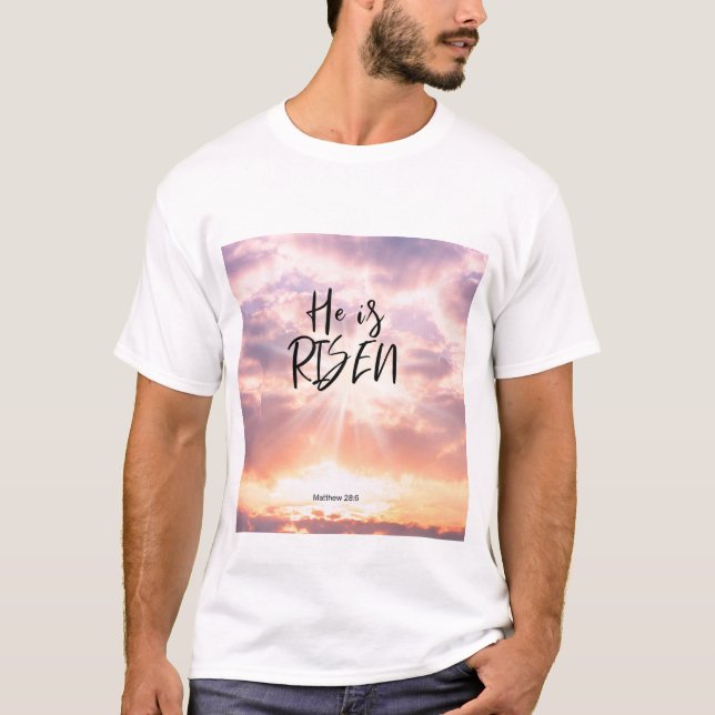 T-shirt Joli motif en relief  (Devant)