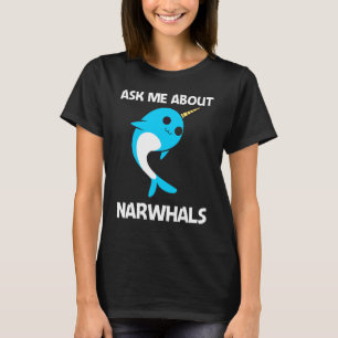 T-shirt Joli Narwhal Pour Hommes Femmes Narwhale Narwhal D