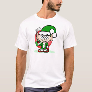 T-shirt Joli Noël Elf Vacances Whimsical Cartoon
