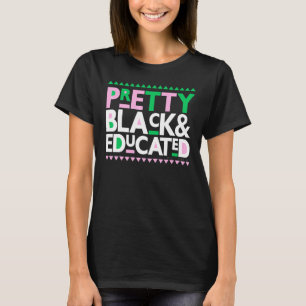 T-shirt Joli Noir et instruit