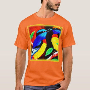 T-shirt Joli Oiseaux Couple. Commandez dès maintenant
