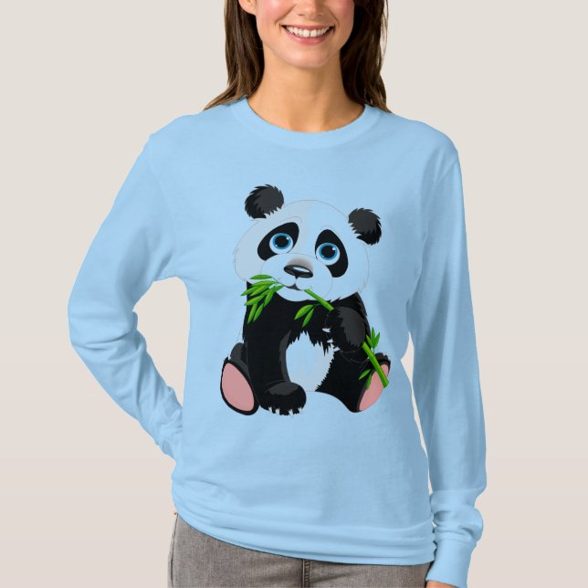 T-shirt Joli ours panda (Devant)