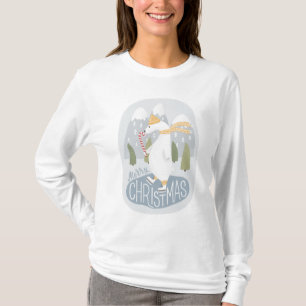 T-shirt Joli ours polaire de Noël. Animau d'hiver amusant