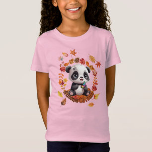 T-Shirt Joli Panda “Ausome Automne” – Sensibilisation à l'