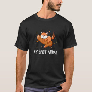 T-shirt Joli Panda roux Panda roux Mon animal spirituel