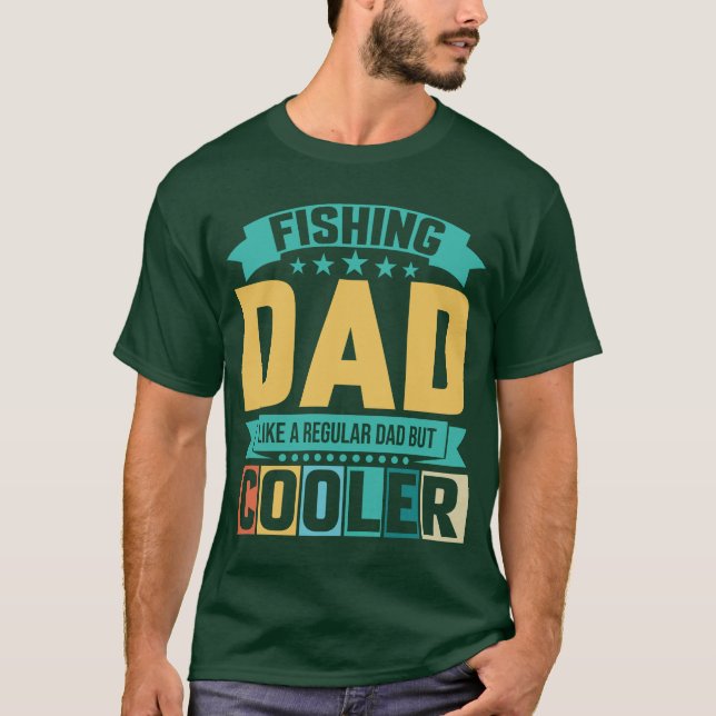 T-shirt Joli papa de pêche (Devant)