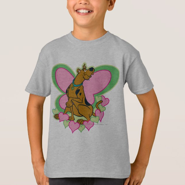 T-shirt Joli Papillon Scooby-Doo (Devant)