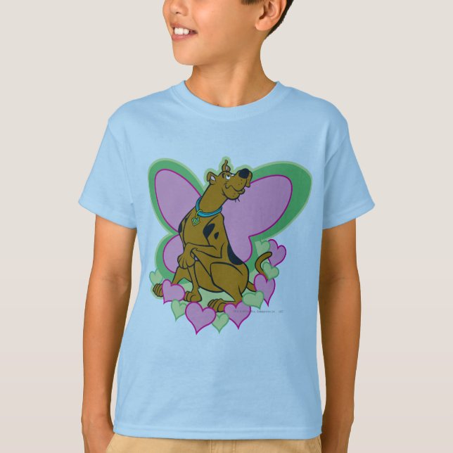 T-shirt Joli Papillon Scooby-Doo (Devant)
