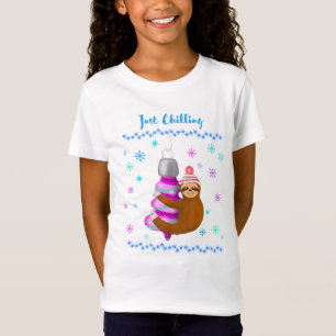 T-Shirt Joli paresseux détendu suspendu à un ornement
