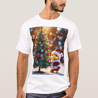 T-shirt Joli Père Noël Art de Noël