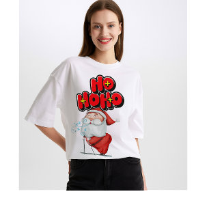 T-shirt Joli Père Noël “Ho Ho Ho” Noël – pour la famille