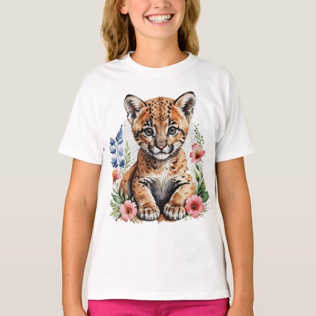 T-shirt Joli petit bobcat (Devant)