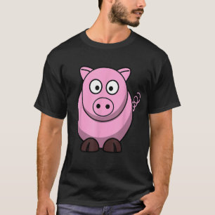 T-shirt Joli Petit Chandail De Piggy ! Happy pig dessin an