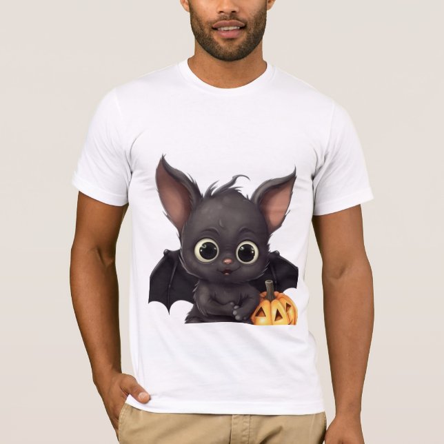 T-shirt Joli petit dragon Halloween chemise (Devant)