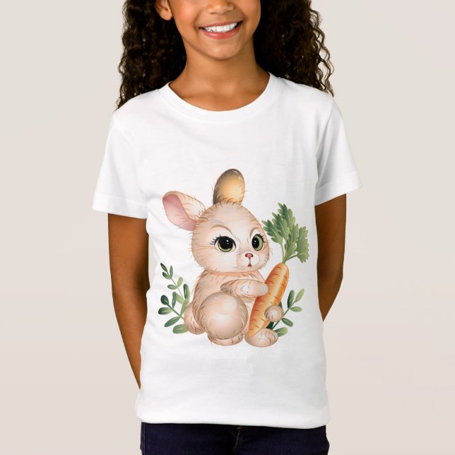 T-Shirt Joli petit lapin (Devant)