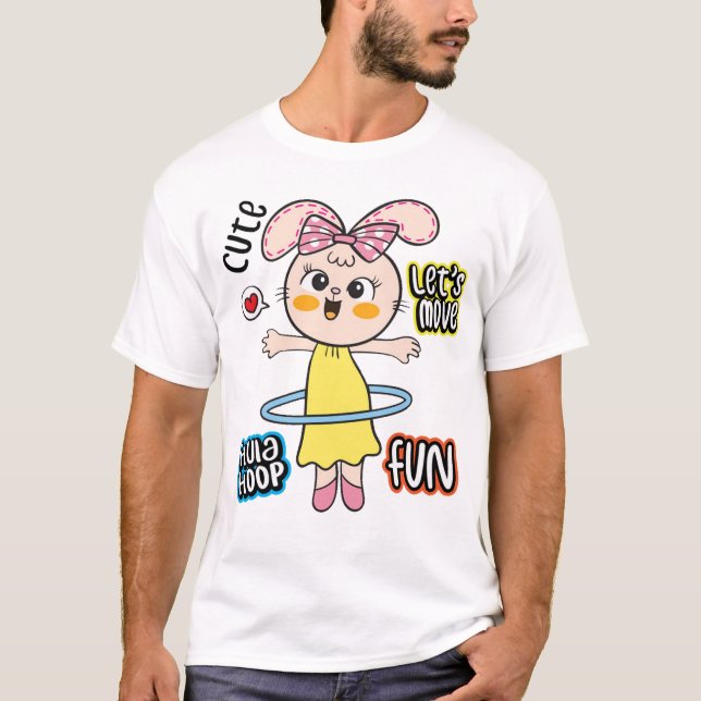 T-shirt Joli petit lapin lapin (Devant)