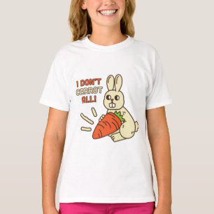 T-shirt Joli Petit Lapin Tenant Sa Carotte