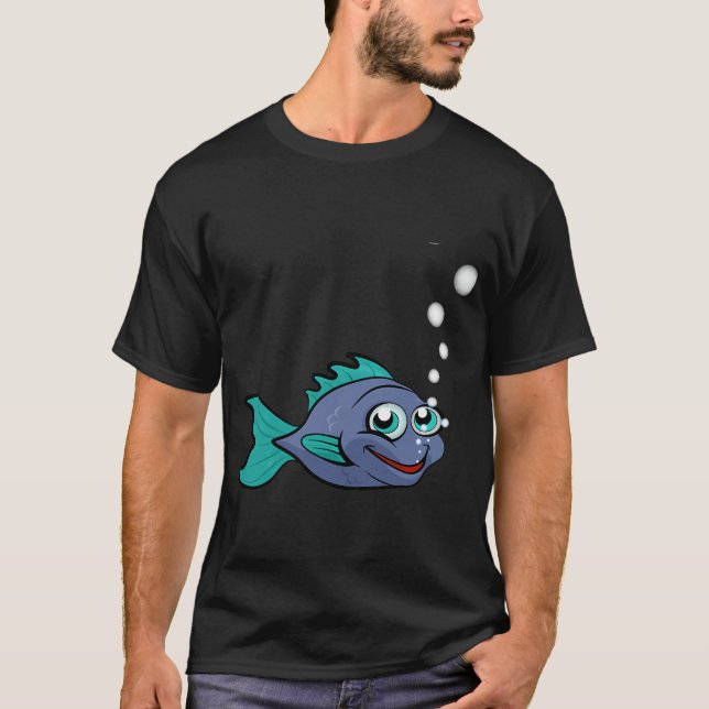 T-shirt Joli petit poisson (Devant)