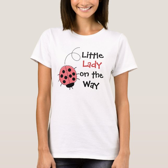 T-shirt Joli petit tee-shirt de maternité ladybug pour dam (Devant)