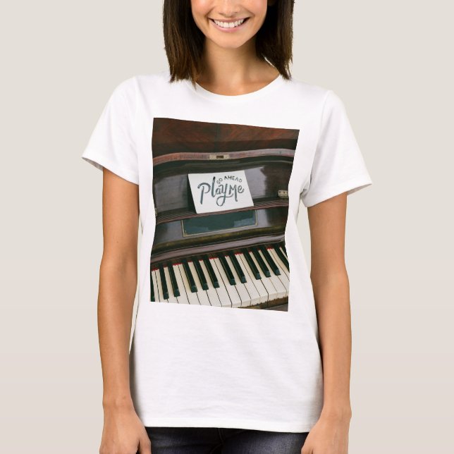 T-shirt Joli piano (Devant)